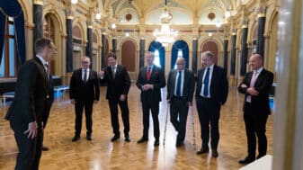 President Alexander Stubb at Oulu city hall. Photo: Emmi Syrjäniemi / Office of the President of the Republic of Finland