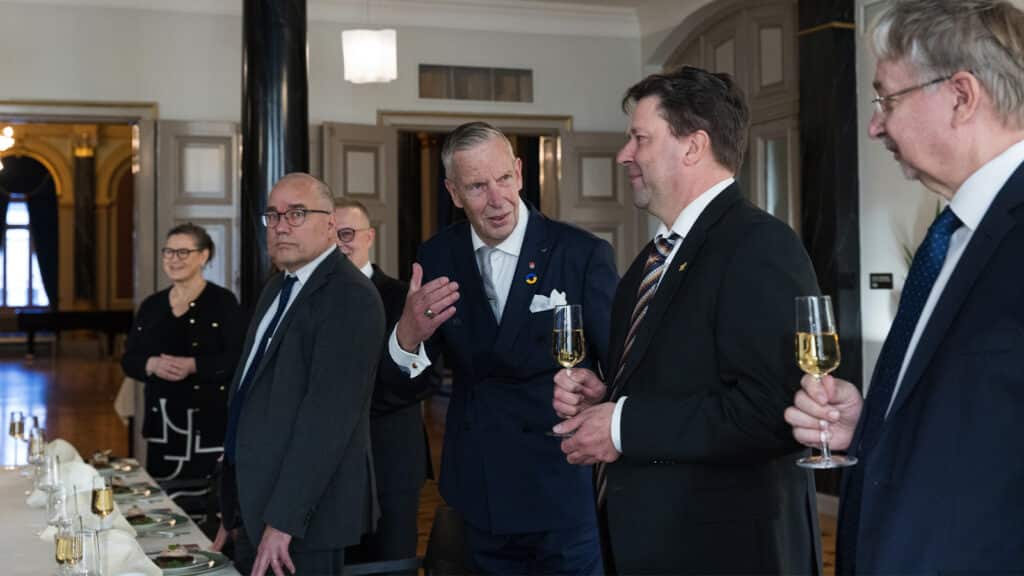 President Alexander Stubb at Oulu city hall. Photo: Emmi Syrjäniemi / Office of the President of the Republic of Finland