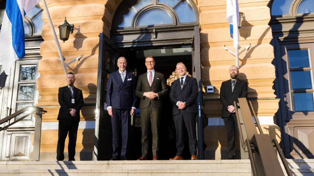 President Alexander Stubb at Oulu city hall. Photo: Emmi Syrjäniemi / Office of the President of the Republic of Finland